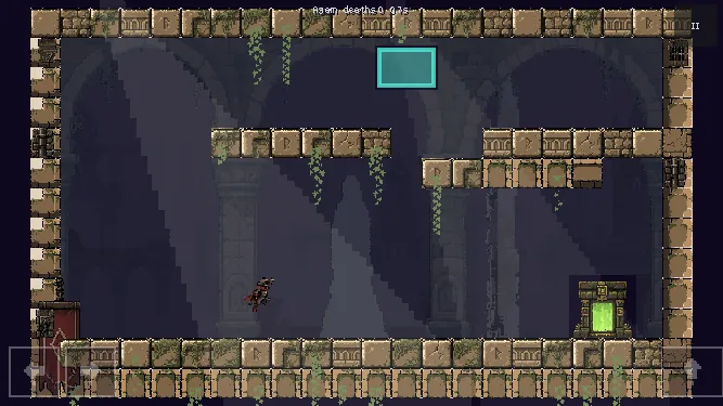 The same game running on a much smaller screen